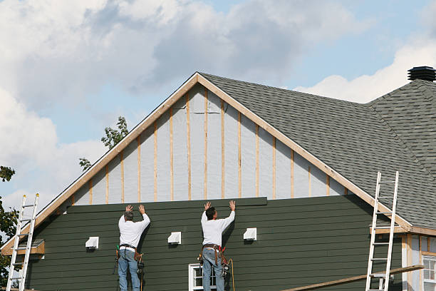 Professional Siding Installation technician working in Granby, CT